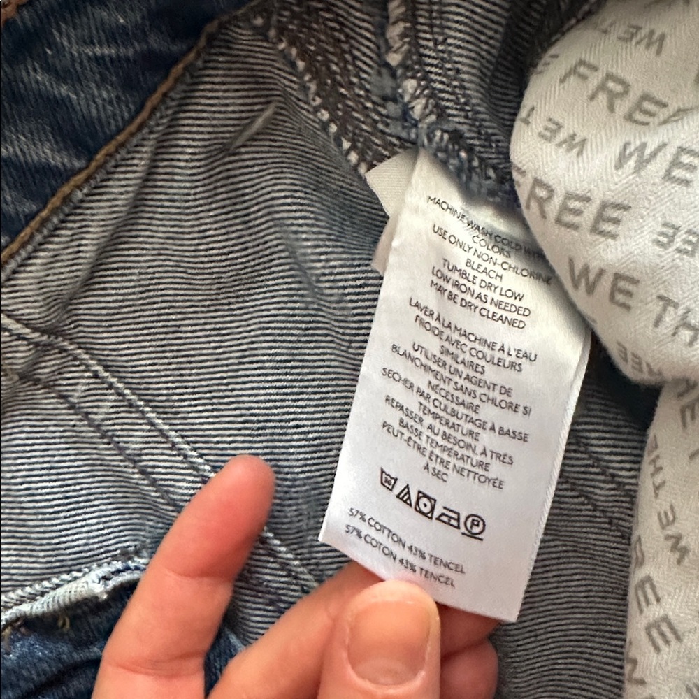 Free People We the Free laser daisy printed good luck barrel 29 - Picture 3 of 5